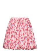 Fuchsia Aop Woven Balloon Skirt Dresses & Skirts Skirts Short Skirts P...