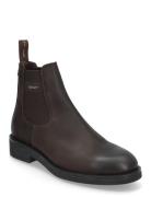 Prepdale Chelsea Boot Støvlet Chelsea Boot Brown GANT