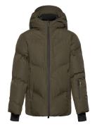 Jcoslay Heat Quilted Puffer Sn Jnr Foret Jakke Khaki Green Jack & J S