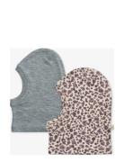 2 Wool Balaclava Kim Accessories Headwear Balaclava Multi/patterned Wh...