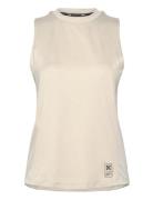 Motion Sport Mesh Tank Sport T-shirts & Tops Sleeveless Beige 2XU