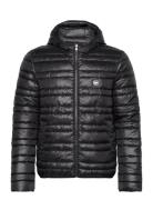 Rev Lw Hooded Puffer Foret Jakke Black Michael Kors