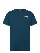 M Ss Box Nse Tee Sport T-Kortærmet Skjorte Blue The North Face