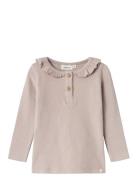 Nmfthoro Hou Ls Slim Top Lil Tops T-shirts Long-sleeved T-Skjorte Pink...