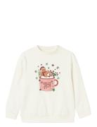 Nkfruljul Ls Nreg Sweat Bru Box Tops Sweatshirts & Hoodies Sweatshirts...