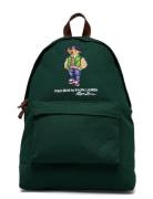 Polo Bear Canvas Backpack Rygsæk Taske Green Polo Ralph Lauren