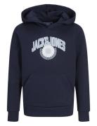 Jjkam Varsity Branding Sweat Hood Jnr Tops Sweatshirts & Hoodies Hoodi...