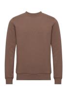 Mmgabel Crew Neck Sweat Tops Sweatshirts & Hoodies Sweatshirts Brown M...