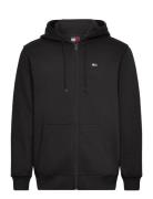 Tjm Reg S Flag Zip Thru Tops Sweatshirts & Hoodies Hoodies Black Tommy...