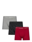 Trunk 3Pk Boxershorts Grey Calvin Klein