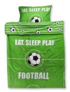 Bed Linen Nb 2362 Football Green - 140X200, 60X63 Cm Home Sleep Time B...