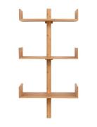 Mivi - Wall Shelf, Bamboo, Natural 50X102 Cm Home Furniture Shelves Ho...