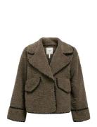 Objshiren Jacket 128 Outerwear Faux Fur Brown Object