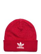 Adicolor Cuff Knit Beanie Accessories Headwear Beanies Red Adidas Orig...