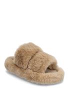 Nkfnus Faux Fur Slipper Slippers Hjemmesko Beige Name It