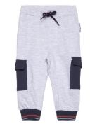 College Cargo Trousers Grey Mel Bottoms Sweatpants Grey Geggamoja