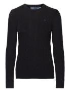 Cable-Knit Wool-Cashmere Sweater Tops Knitwear Jumpers Black Polo Ralp...