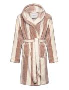 Rhflurry Hooded Fleece Robe Morgenkåbe Badekåbe Beige Rosemunde Kids