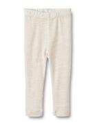 Wool Leggings Agi Bottoms Leggings Cream Wheat