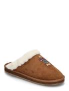 Polo Bear Faux-Shearling Slipper Slippers Hjemmesko Brown Polo Ralph L...