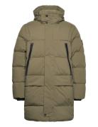 Down Parka Parka Jakke Khaki Green Tom Tailor