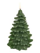 Led Candle Christmas Tree, Olive Green, Smooth, 10X15 Cm Home Decorati...