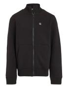 Monogram Mini Badge Zip-Through Tops Sweatshirts & Hoodies Sweatshirts...