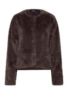 Carro Fake Fur Jacket Outerwear Faux Fur Brown Ella&il