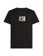 Small Ck Box Tee Tops T-Kortærmet Skjorte Black Calvin Klein Jeans