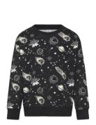 Sweater Space Aop Glow In The Tops Sweatshirts & Hoodies Sweatshirts B...