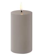 Led Pillar Candle Home Decoration Candles Block Candles Beige UYUNI Li...