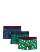 Onsxmas Multi Boxer 3-Pack Boxershorts Navy ONLY & SONS