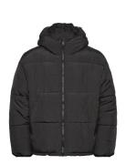 Puffer Jacket Foret Jakke Black Weekday