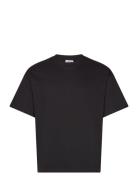 Great Boxy T-Shirt Tops T-Kortærmet Skjorte Black Weekday