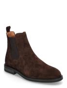 Chelsea Suede Boot Støvlet Chelsea Boot Brown J. Lindeberg