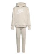 Ee-Fleece/Terry Set Sets Tracksuits Beige Nike