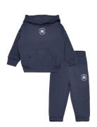 F8-Fleece Set Sport Sweatsuits Navy Converse