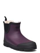 Aktiv Chelsea Winter Sport Winter Boots Winterboots Pull On Purple Tre...