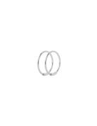 Basic Hoop  Designers Jewellery Earrings Hoops Silver Maria Black