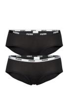 Puma Women Hipster 2P Hang Sport Panties Hipster & Boyshorts Black PUM...