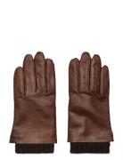 Megan Accessories Gloves Finger Gloves Brown Hestra