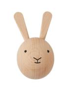 Mini Hook - Rabbit Home Kids Decor Storage Hooks & Hangers Brown OYOY ...