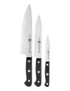 Knife Set, 3-Pcs Home Kitchen Knives & Accessories Knife Sets Black Zw...