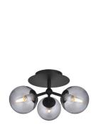 Atom Home Lighting Lamps Ceiling Lamps Flush Mount Ceiling Lights Blac...