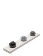 Lego Wall Hanger Rack Home Kids Decor Storage Hooks & Hangers Grey LEG...