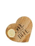 Bræt Hjerteformet Love At First Bite 21Cm Home Tableware Serving Dishe...