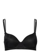 Lightly Lined Demi Lingerie Bras & Tops T-shirt Bras Black Calvin Klei...