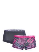 Tina Hipster 2Pk Sport Panties Hipster & Boyshorts Navy Kari Traa