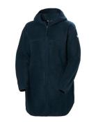 W Maud Pile Jacket Tops Sweatshirts & Hoodies Fleeces & Midlayers Navy...