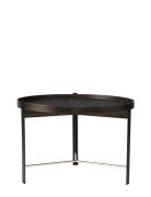 Compose Smoked Oak Home Furniture Tables Coffee Tables Black Warm Nord...